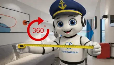 VERGELIJK CRUISE CABINES IN 360 GRADEN